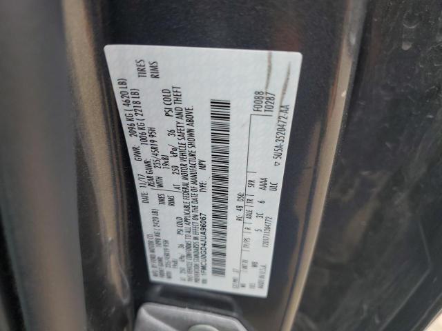 1FMCU0GD4JUA96067 - 2018 FORD ESCAPE SE ნაცრისფერი ფოტო 13