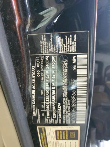 WDCGG5GB9BF661177 - 2011 MERCEDES-BENZ GLK 350 Qara foto 12