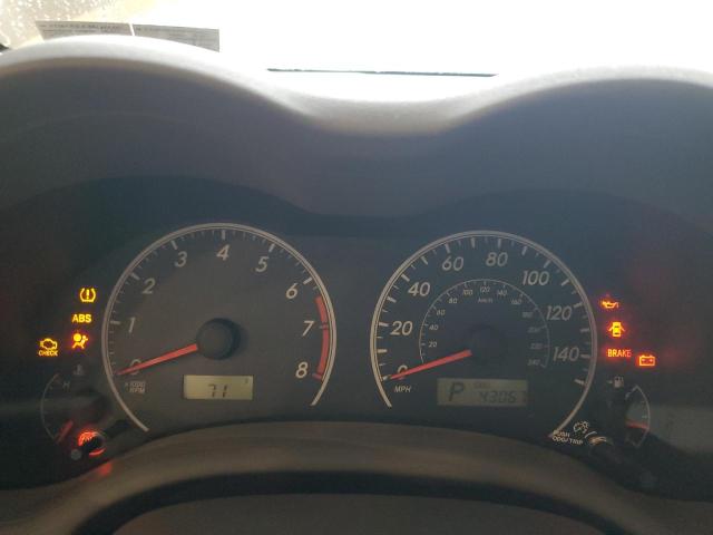 2T1BU4EE8AC315662 - 2010 TOYOTA COROLLA BASE Коричневый фото 9