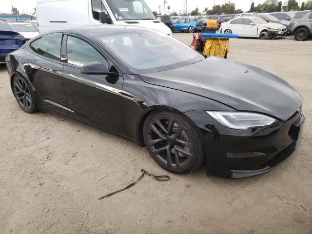 5YJSA1E60MF435679 - 2021 TESLA MODEL S Սև լուսանկար 4