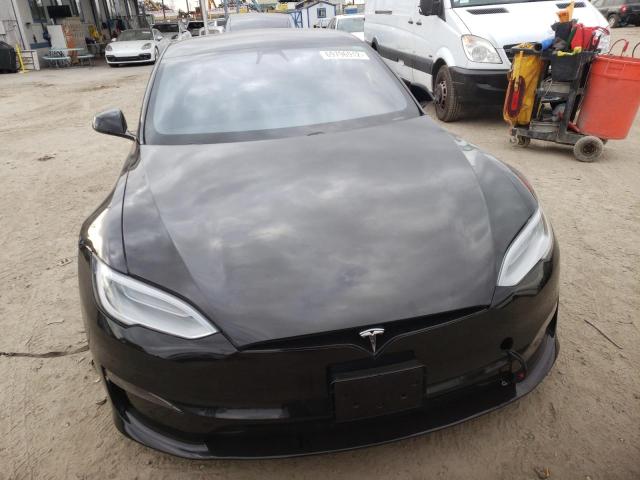 5YJSA1E60MF435679 - 2021 TESLA MODEL S Սև լուսանկար 5
