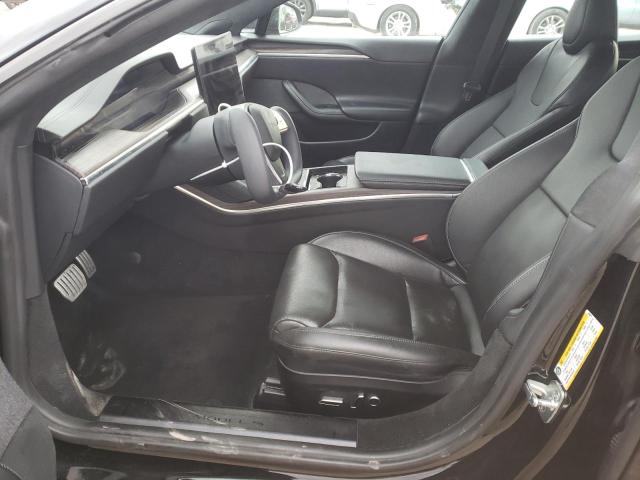 5YJSA1E60MF435679 - 2021 TESLA MODEL S Սև լուսանկար 7
