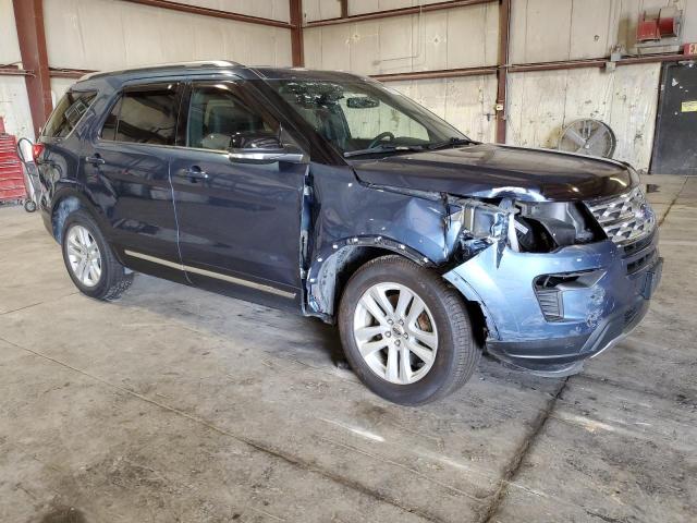 1FM5K8D82JGA60462 - 2018 FORD EXPLORER XLT 蓝色 照片 4