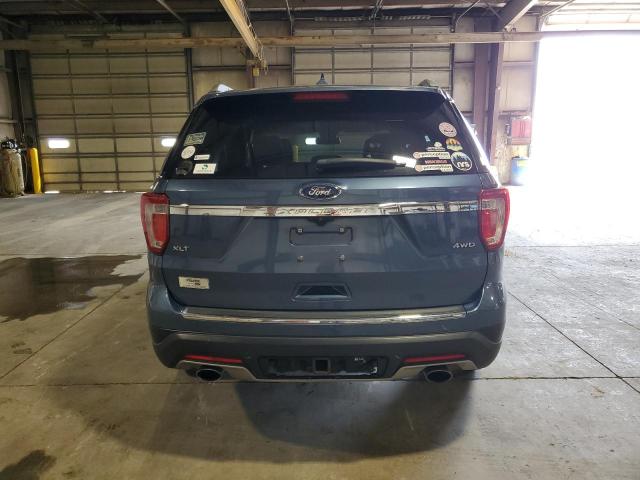 1FM5K8D82JGA60462 - 2018 FORD EXPLORER XLT 蓝色 照片 6