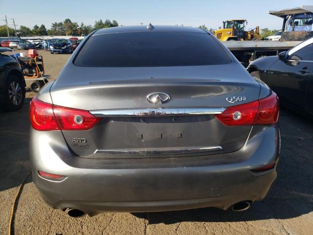 JN1BV7AR4FM423619 - 2015 INFINITI Q50 BASE SILVER photo 6