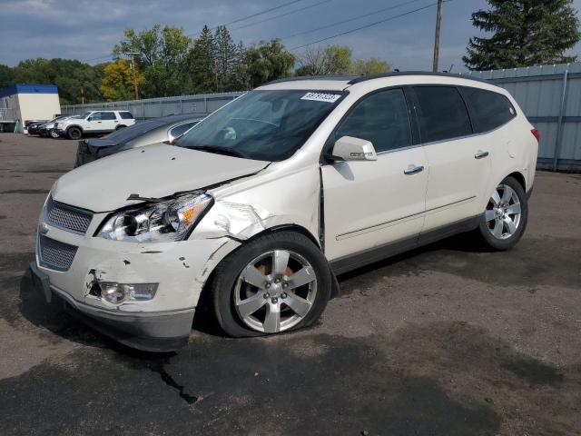 1GNKVLED8BJ376229 - 2011 CHEVROLET TRAVERSE LTZ WHITE photo 1