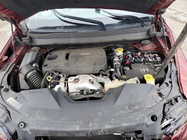 1C4PJMDN8KD158963 - 2019 JEEP CHEROKEE LIMITED RED photo 12