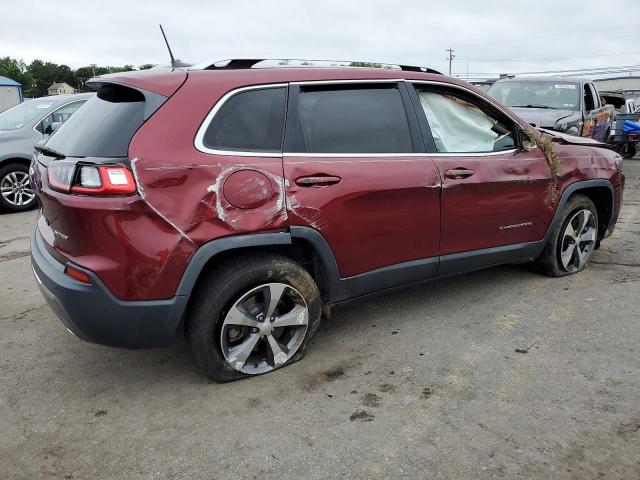1C4PJMDN8KD158963 - 2019 JEEP CHEROKEE LIMITED RED photo 3