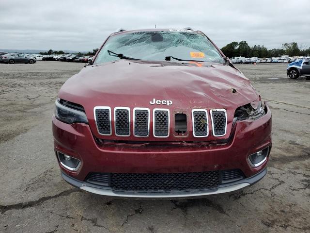 1C4PJMDN8KD158963 - 2019 JEEP CHEROKEE LIMITED RED photo 5