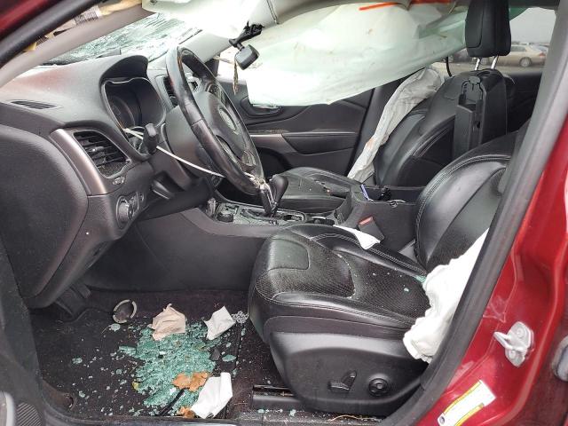 1C4PJMDN8KD158963 - 2019 JEEP CHEROKEE LIMITED RED photo 7