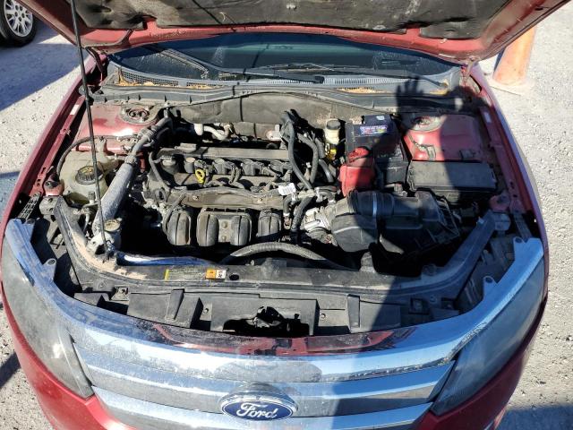 3FAHP0JA8AR309020 - 2010 FORD FUSION SEL RED photo 11