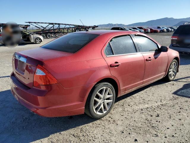 3FAHP0JA8AR309020 - 2010 FORD FUSION SEL RED photo 3