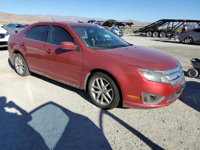 3FAHP0JA8AR309020 - 2010 FORD FUSION SEL RED photo 4