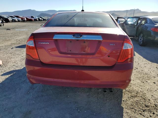 3FAHP0JA8AR309020 - 2010 FORD FUSION SEL RED photo 6