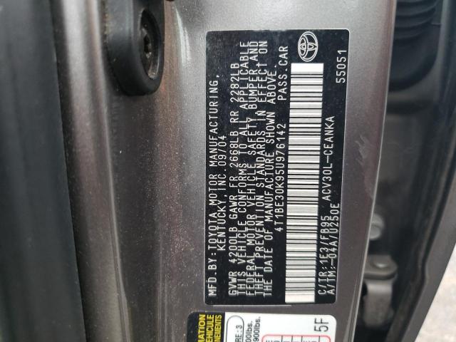 4T1BE30K95U976142 - 2005 TOYOTA CAMRY LE GRAY photo 12
