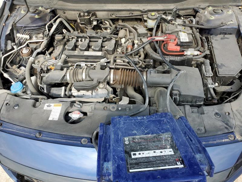 1HGCV1F92JA107865 - 2018 HONDA ACCORD TOURING BLUE photo 11