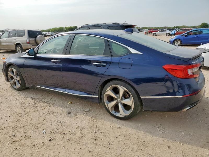 1HGCV1F92JA107865 - 2018 HONDA ACCORD TOURING BLUE photo 2