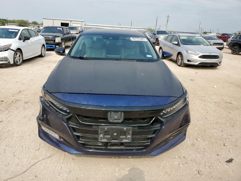 1HGCV1F92JA107865 - 2018 HONDA ACCORD TOURING BLUE photo 5