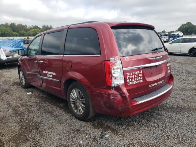 2C4RC1CG5FR657355 - 2015 CHRYSLER TOWN & COU TOURING L RED photo 2