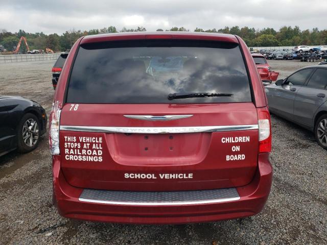 2C4RC1CG5FR657355 - 2015 CHRYSLER TOWN & COU TOURING L RED photo 6