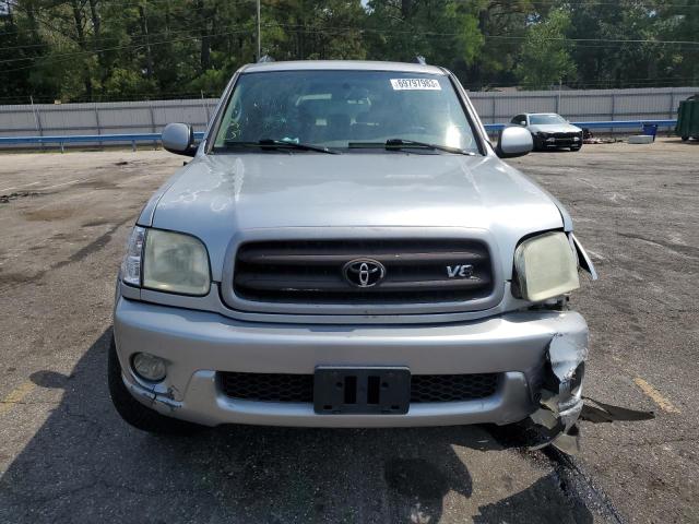 5TDZT38A92S099723 - 2002 TOYOTA SEQUOIA LIMITED SILVER photo 5