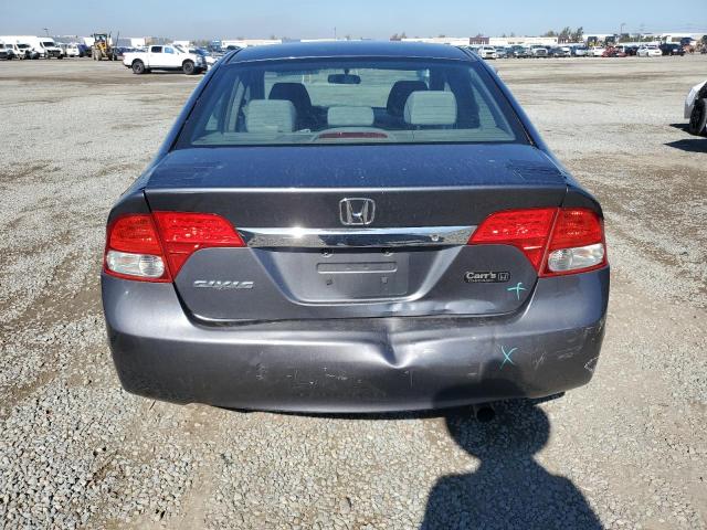 19XFA16539E043249 - 2009 HONDA CIVIC LX GRAY photo 6