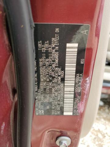 5TBET34106S544966 - 2006 TOYOTA TUNDRA DOUBLE CAB SR5 MAROON photo 12