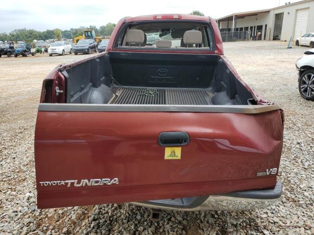 5TBET34106S544966 - 2006 TOYOTA TUNDRA DOUBLE CAB SR5 MAROON photo 6