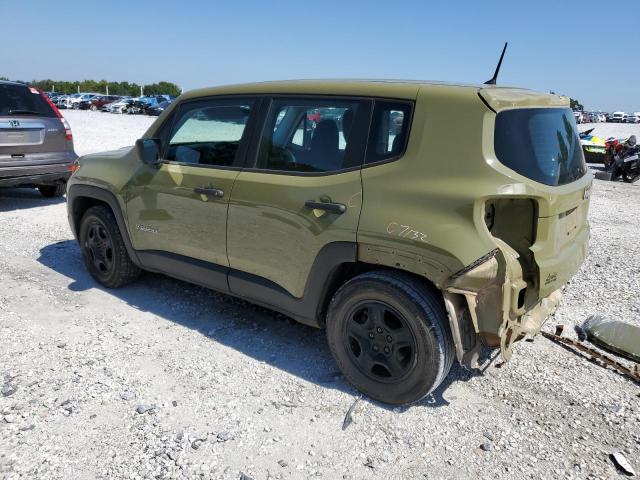 ZACCJAAT6FPC10114 - 2015 JEEP RENEGADE SPORT GREEN photo 2