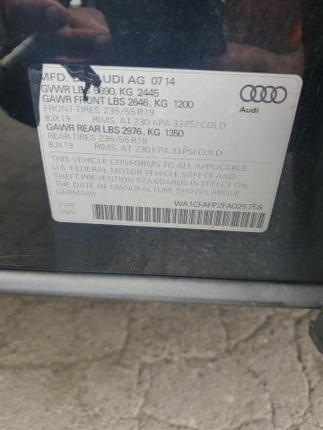 WA1CFAFP2FA025758 - 2015 AUDI Q5 PREMIUM BLACK photo 13