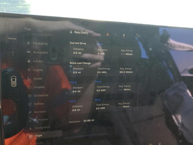 7SAXCBE60PF395469 - 2023 TESLA MODEL X Niebieski zdjęcie 9