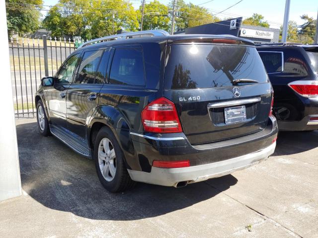 4JGBF71E57A102811 - 2007 MERCEDES-BENZ GL 450 4MATIC BLACK photo 3