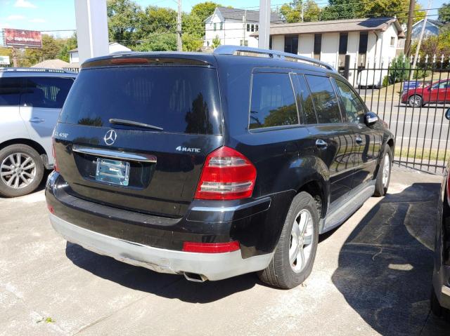 4JGBF71E57A102811 - 2007 MERCEDES-BENZ GL 450 4MATIC BLACK photo 4