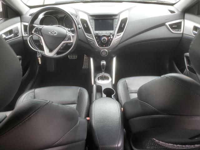 KMHTC6AD5FU223446 - 2015 HYUNDAI VELOSTER GRAY photo 8