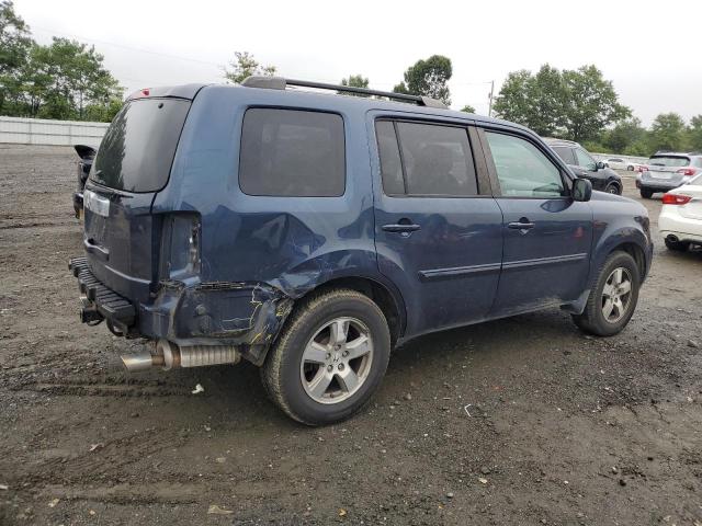 5FNYF4H4XBB089838 - 2011 HONDA PILOT EX BLUE photo 3