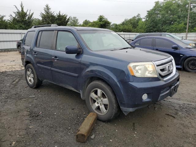 5FNYF4H4XBB089838 - 2011 HONDA PILOT EX BLUE photo 4