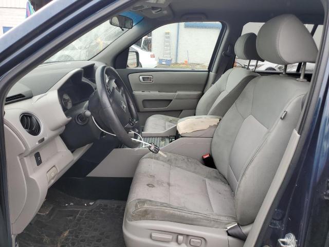5FNYF4H4XBB089838 - 2011 HONDA PILOT EX BLUE photo 7