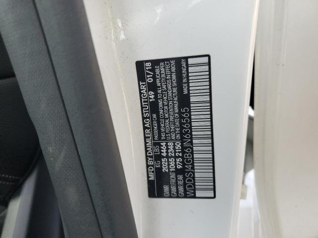 WDDSJ4GB6JN636565 - 2018 MERCEDES-BENZ CLA 250 4MATIC WHITE photo 12
