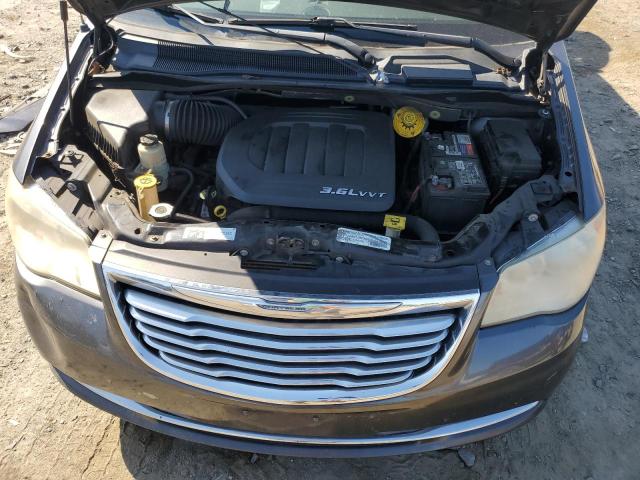 2C4RC1CG0ER279976 - 2014 CHRYSLER TOWN & COU TOURING L GRAY photo 12