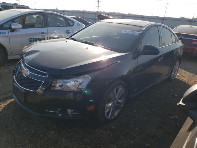 1G1PG5SB3D7225637 - 2013 CHEVROLET CRUZE LTZ BLACK photo 1