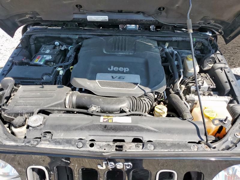 1C4BJWEG1GL137567 - 2016 JEEP WRANGLER U SAHARA 黑色 照片 12