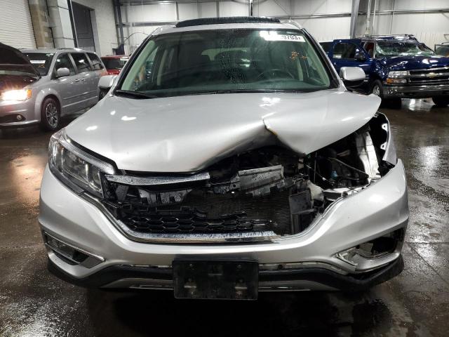 5J6RM4H7XGL119682 - 2016 HONDA CR-V EXL SILVER photo 5