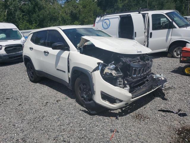 3C4NJCAB8JT327657 - 2018 JEEP COMPASS SPORT WHITE photo 4