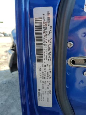 1C6RR6LT7KS627041 - 2019 RAM 1500 CLASS SLT ლურჯი ფოტო 12