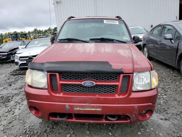 1FMZU77K04UA70619 - 2004 FORD EXPLORER S RED photo 5