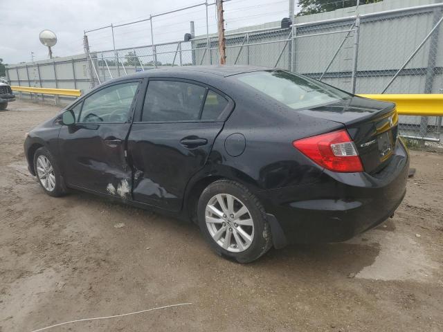JHMFB2F80CS000536 - 2012 HONDA CIVIC EX 黑色 照片 2
