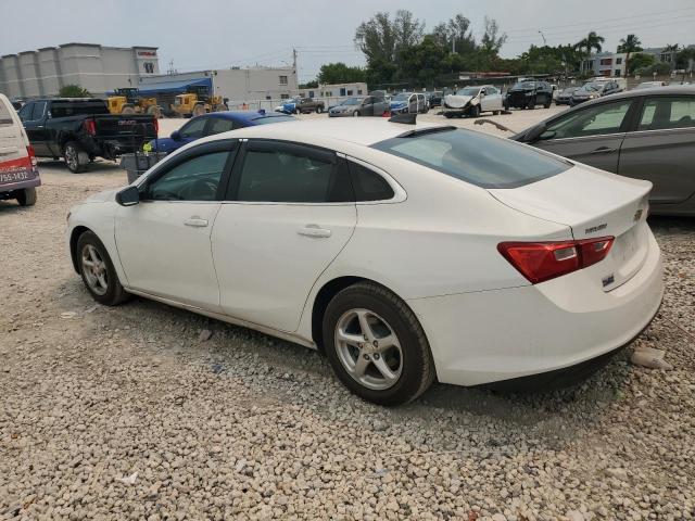 1G1ZB5ST3JF261801 - 2018 CHEVROLET MALIBU LS WHITE photo 2