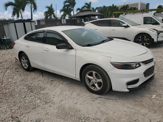 1G1ZB5ST3JF261801 - 2018 CHEVROLET MALIBU LS WHITE photo 4