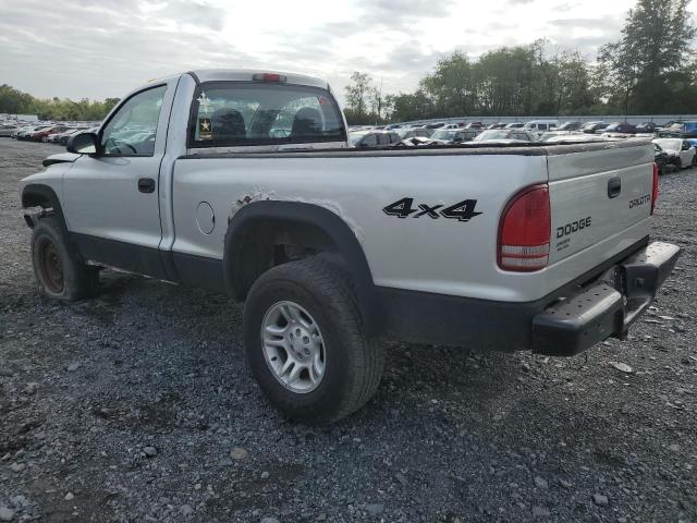 1D7GG36K34S505843 - 2004 DODGE DAKOTA SPORT WHITE photo 2