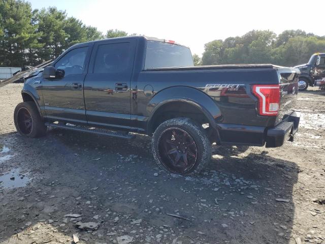 1FTEW1EP6HFC16377 - 2017 FORD F150 SUPERCREW BLACK photo 2